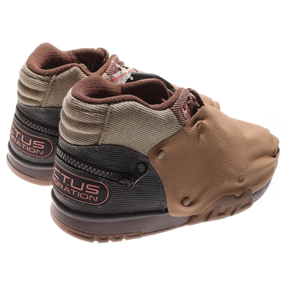 NIKE(ナイキ) ×カクタスジャック エアトレーナー1 トラヴィススコット ハイカットスニーカー シューズ ブラウン US8.5/26.5cm DR7515-200