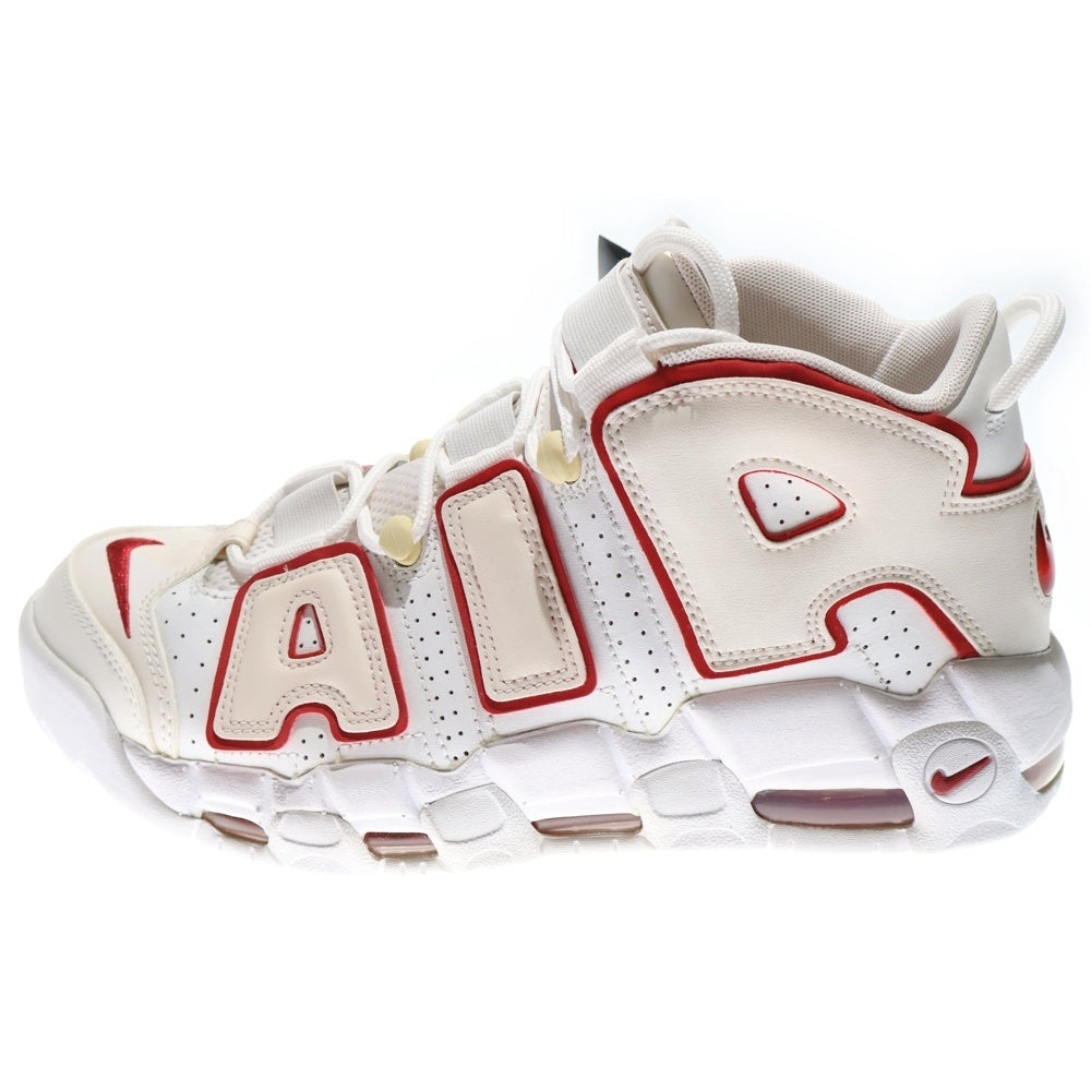 NIKE(ナイキ) AIR MORE UPTEMPO 96 921948-102 エアモアアップテンポ ハイカットスニーカー ホワイト/レッド US8/26cm
