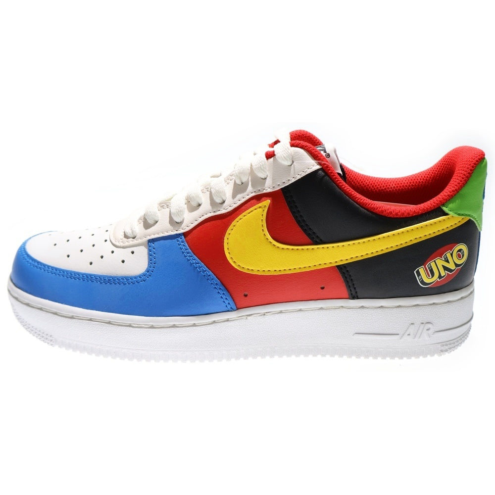 NIKE(ナイキ) ×UNO AIR FORCE1 UNO DC8887-100 エアフォース1 ウノ ローカットスニーカー マルチカラー US8.5/26.5cm