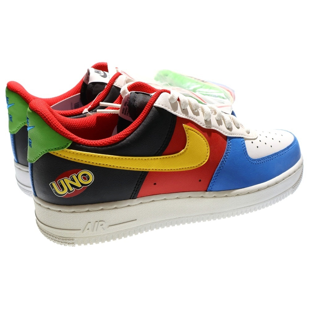 NIKE(ナイキ) ×UNO AIR FORCE1 UNO DC8887-100 エアフォース1 ウノ ローカットスニーカー マルチカラー US8.5/26.5cm