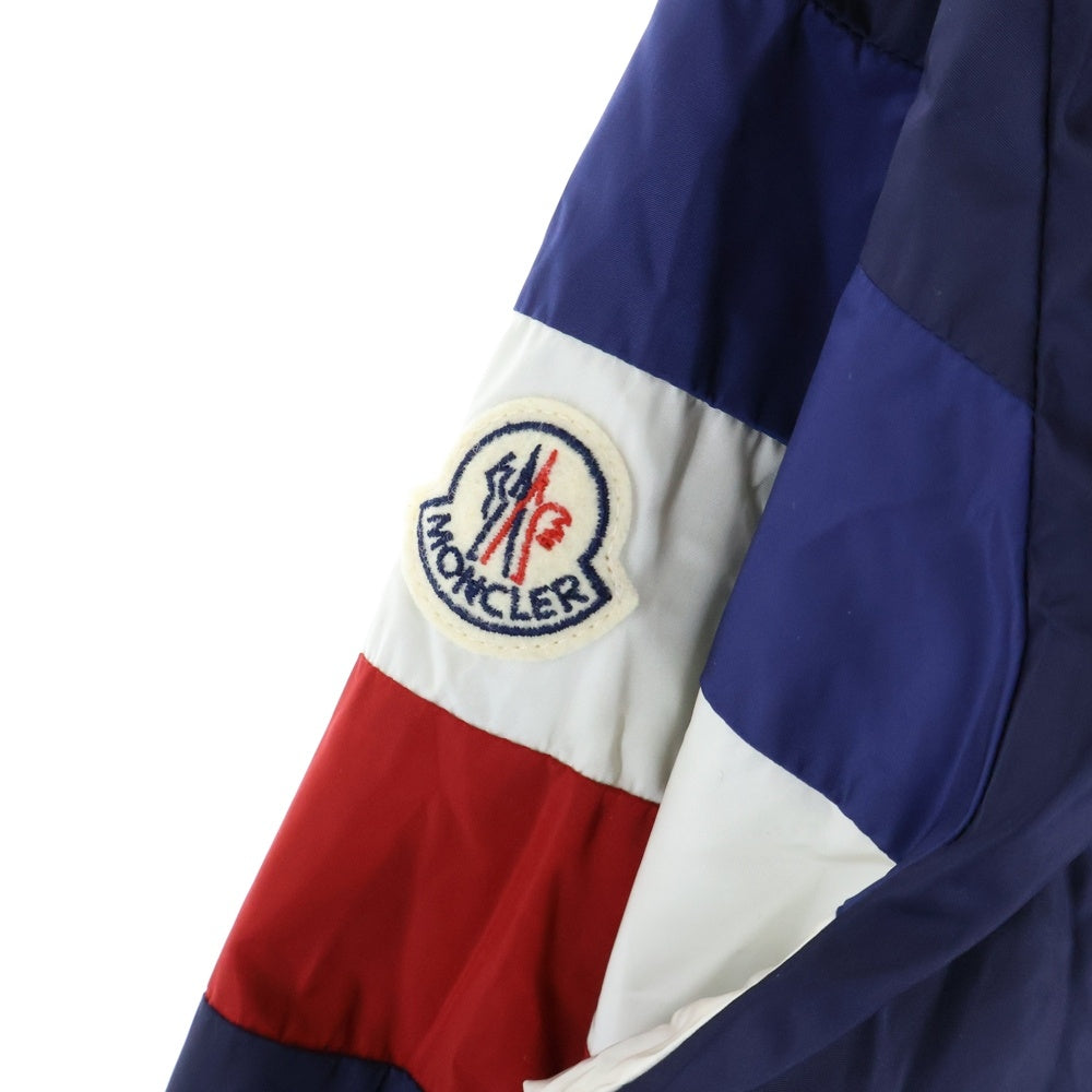 MONCLER(モンクレール) CAM GIUBBOTTO キャムジュボット トリコロールカラー フーデッドナイロンジャケット ネイビー E10914113685