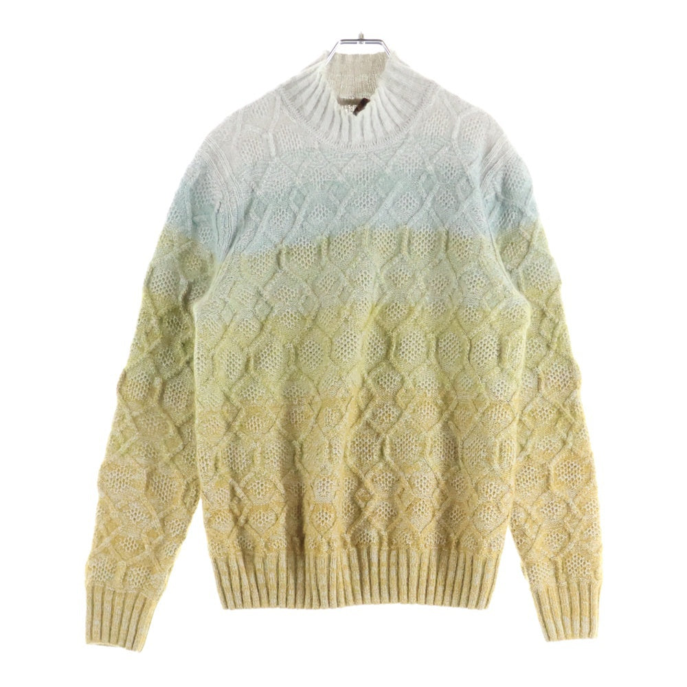 MISSONI(ミッソーニ) ウール リブニット・ハイネックセーター ベージュ 1902MUN00180