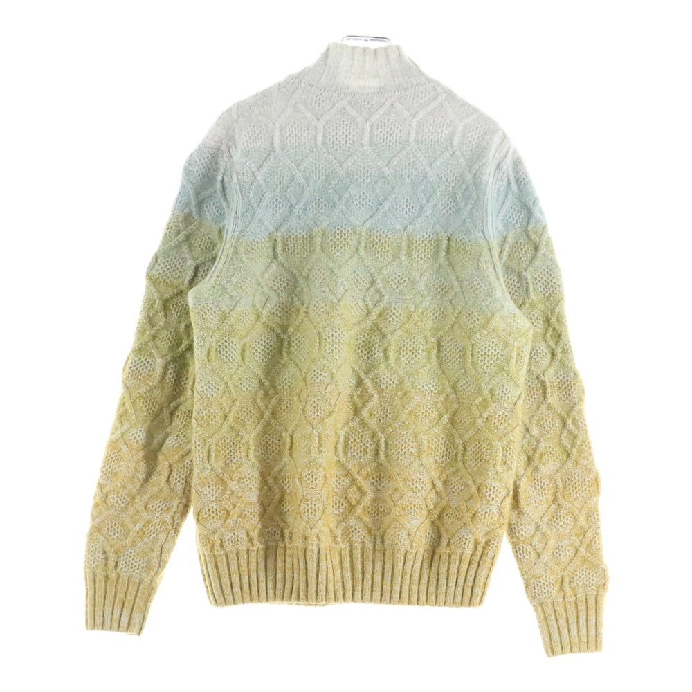 MISSONI(ミッソーニ) ウール リブニット・ハイネックセーター ベージュ