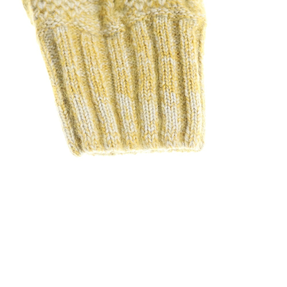 MISSONI(ミッソーニ) ウール リブニット・ハイネックセーター ベージュ 1902MUN00180