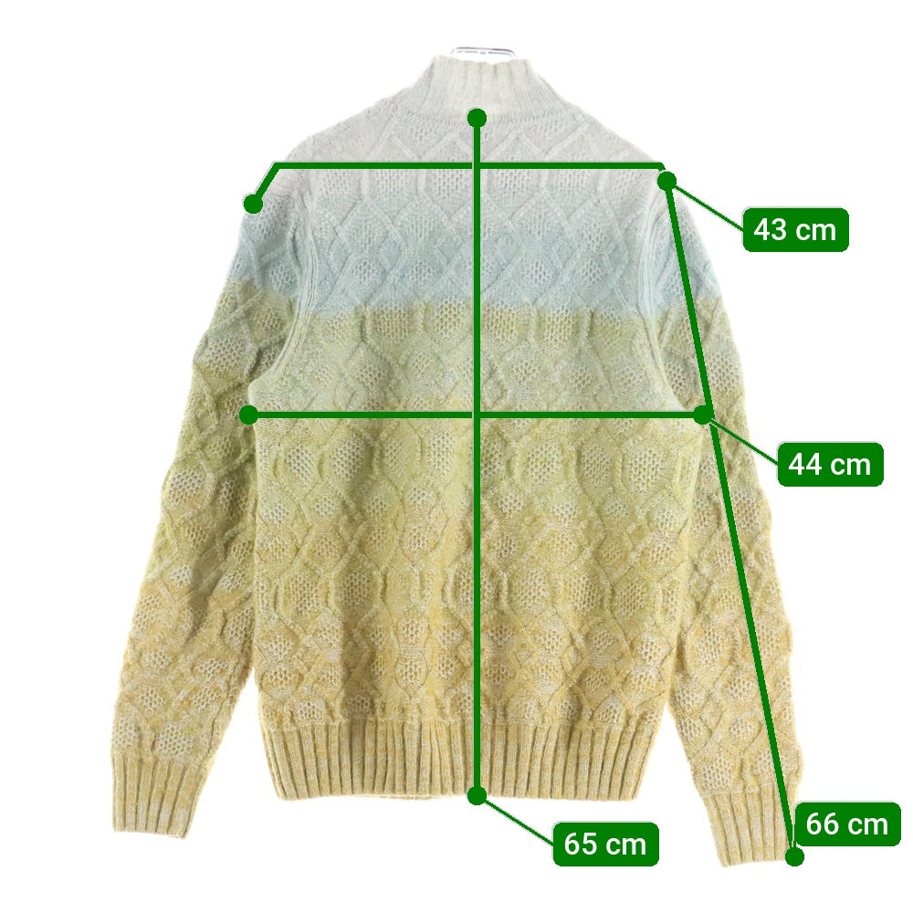 MISSONI(ミッソーニ) ウール リブニット・ハイネックセーター ベージュ 1902MUN00180