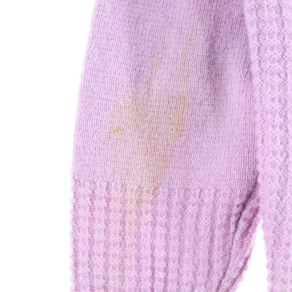 ESTNATION(エストネーション) ×THE INOUE BROTHERS イノウエブラザーズ アルパカ リブクルーネックセーター ピンク