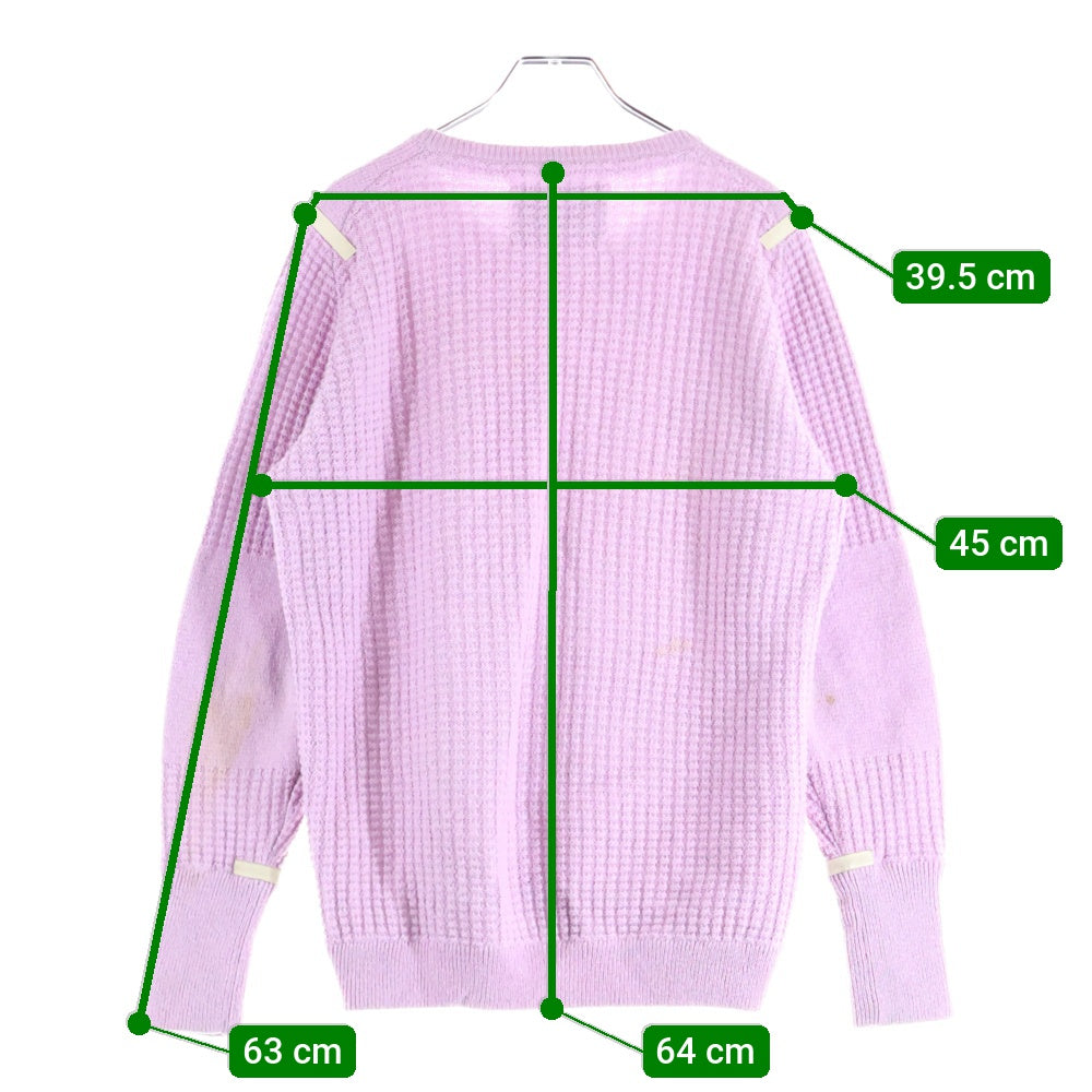 ESTNATION(エストネーション) ×THE INOUE BROTHERS イノウエブラザーズ アルパカ リブクルーネックセーター ピンク