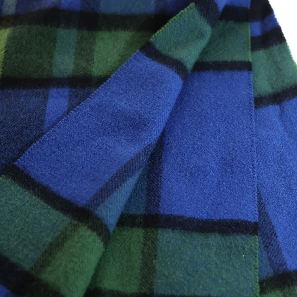 Johnstons Of Elgin(ジョンストンズ オブ エルガン) チェック柄 カシミヤマフラー アクセサリー グリーン調 82-218-26-080110 レディース