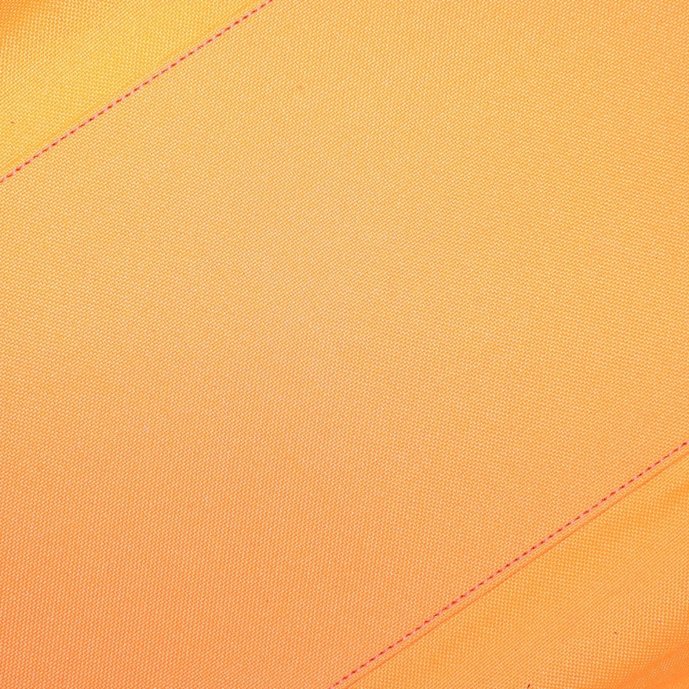 GUCCI(グッチ) ラバーエフェクト ミディアム ダッフルバッグ ボストンバッグ オレンジ 771235