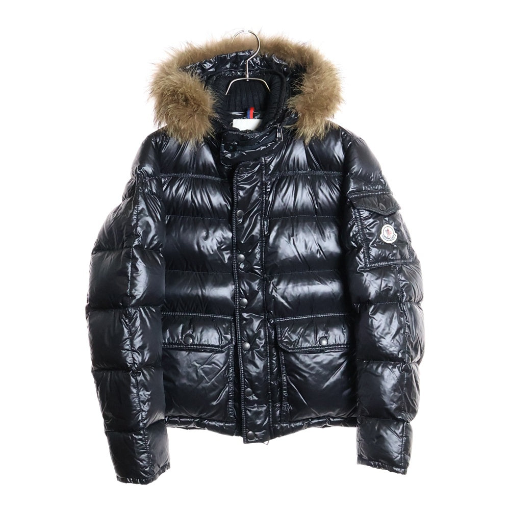 MONCLER(モンクレール) HUBERT ヒューベル ダウンジャケット リアルファー フード付き ブラック 220914193215