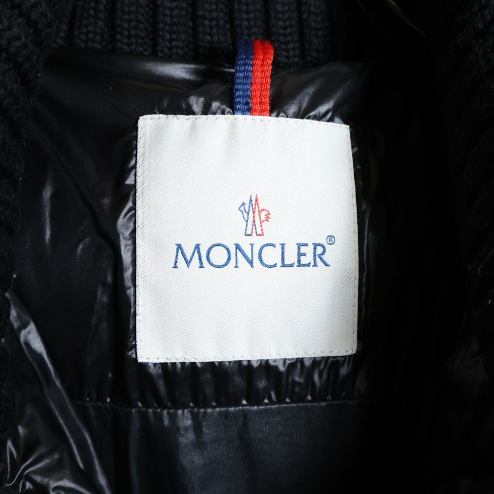 MONCLER(モンクレール) HUBERT ヒューベル ダウンジャケット リアルファー フード付き ブラック 220914193215