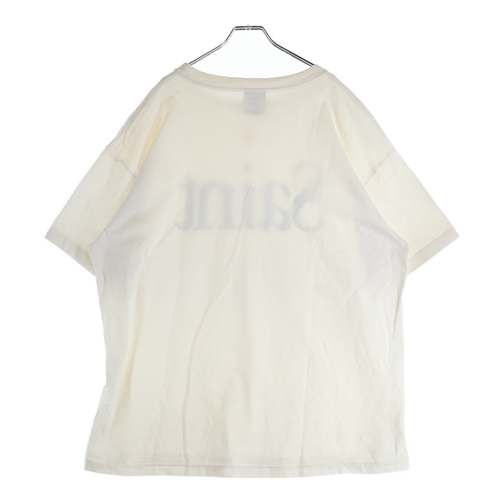 SAINT MICHAEL(セントマイケル) 23AW HEART SAINT 半袖Tシャツ カットソー ホワイト SM-A23-0000-005