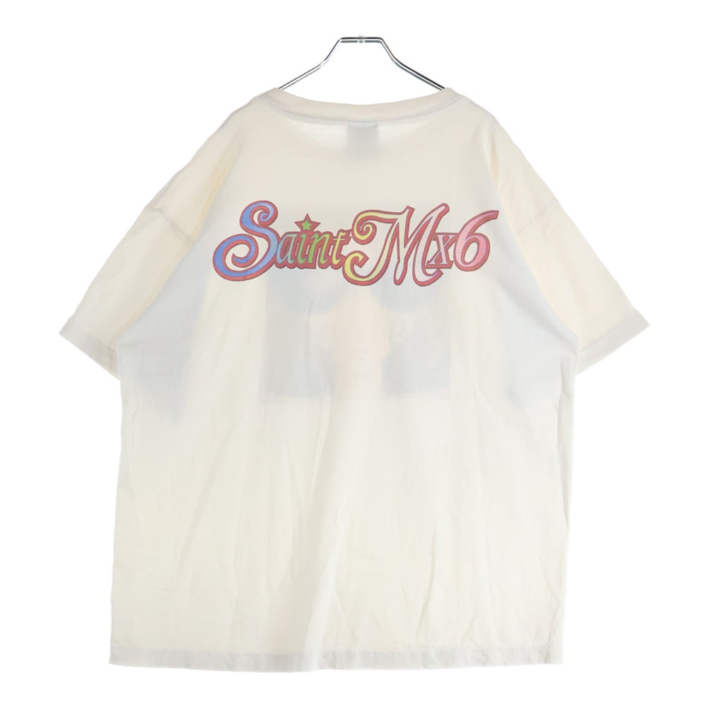 SAINT MICHAEL(セントマイケル) 23SS SUNGLASS SS TEE 半袖Tシャツ カットソー ホワイト SM-S23-0000-023