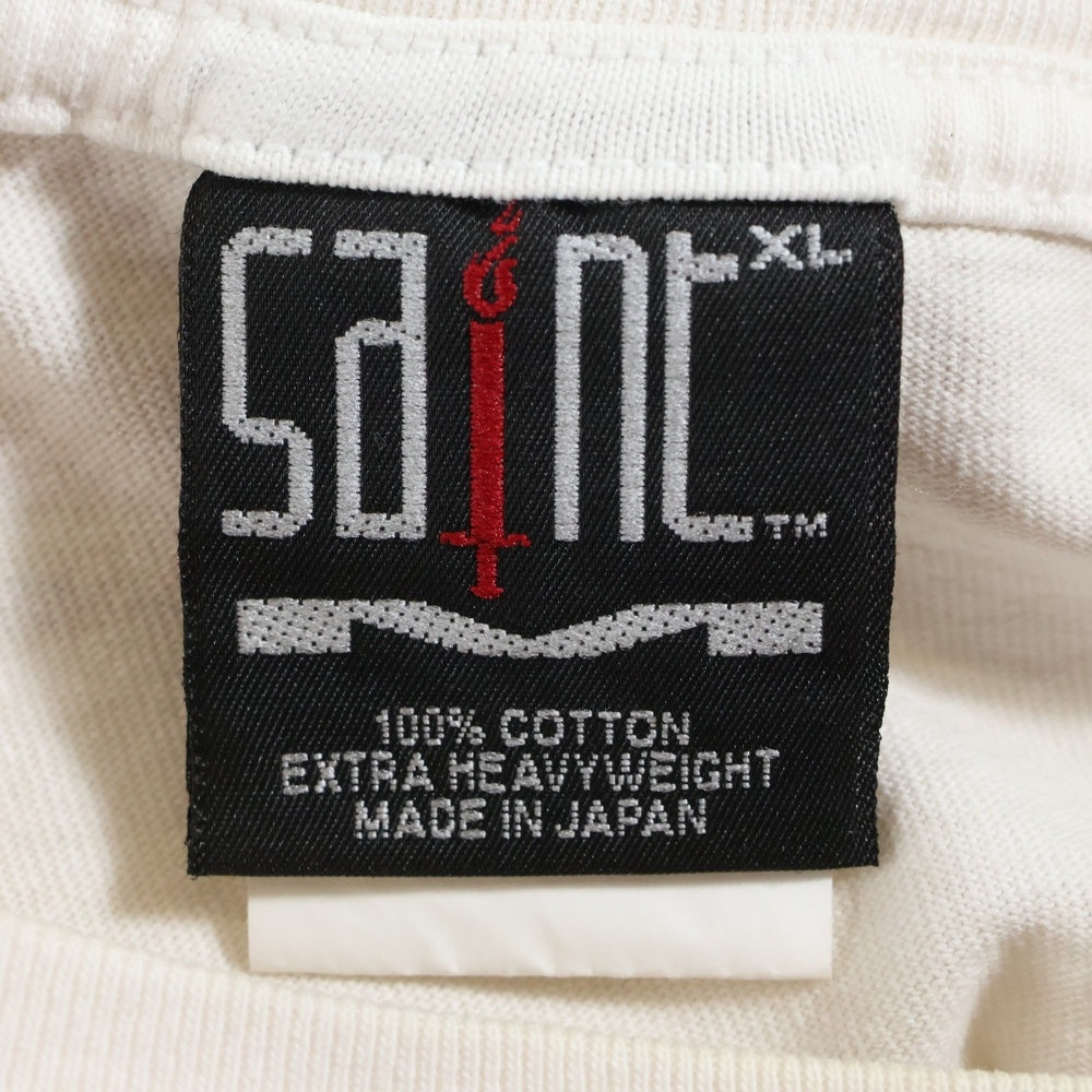 SAINT MICHAEL(セントマイケル) 23SS SUNGLASS SS TEE 半袖Tシャツ カットソー ホワイト SM-S23-0000-023