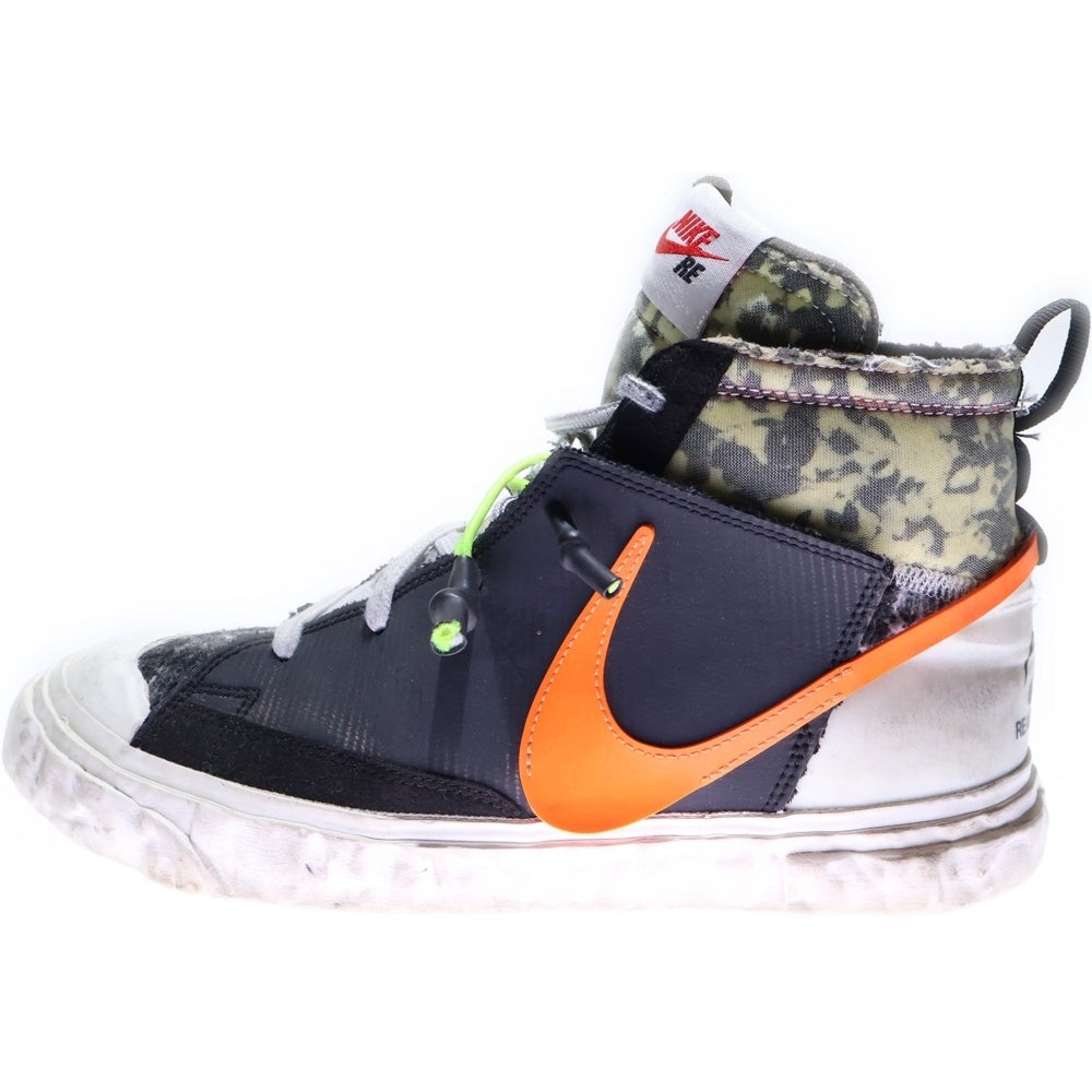 NIKE(ナイキ) ×READYMADE BLAZER MID CZ3589-001 レディメイド ブレーザー ミッドカットスニーカー ブラック/ホワイト/オレンジ US8/26cm