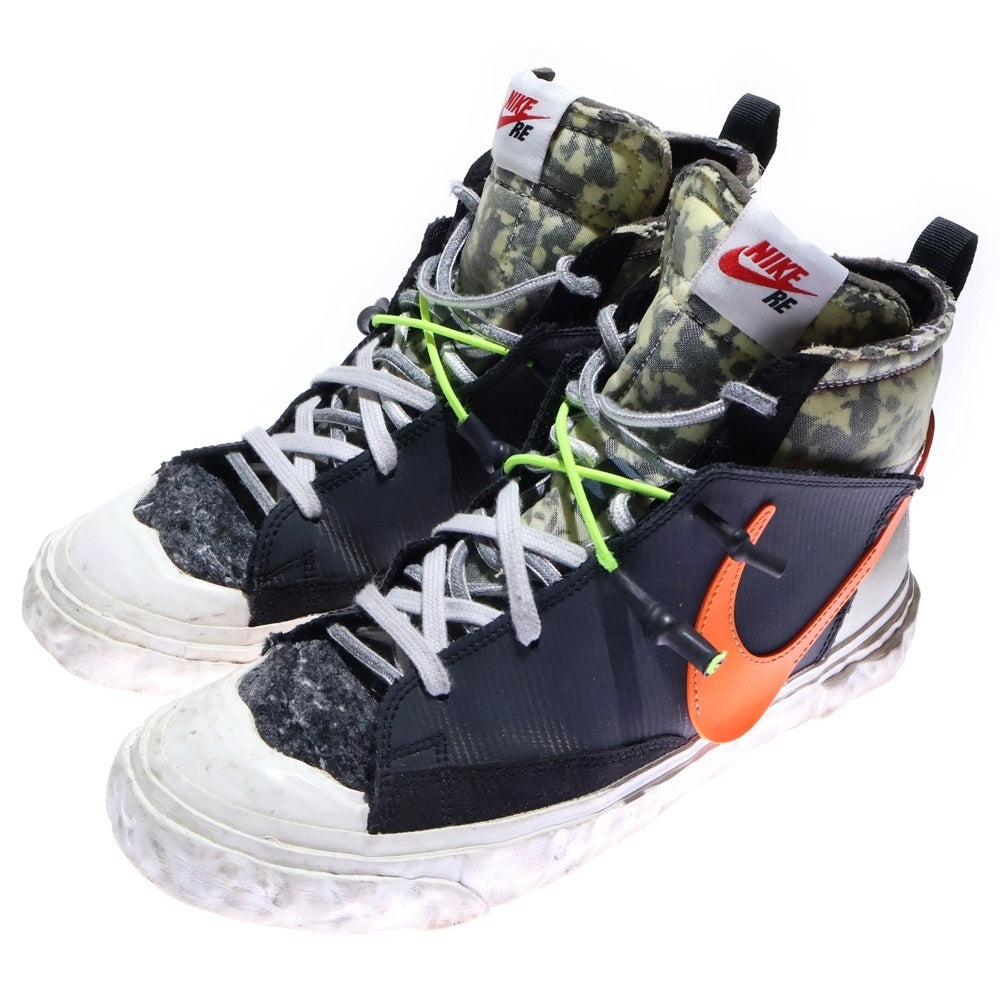 NIKE(ナイキ) ×READYMADE BLAZER MID CZ3589-001 レディメイド ブレーザー ミッドカットスニーカー ブラック/ホワイト/オレンジ US8/26cm