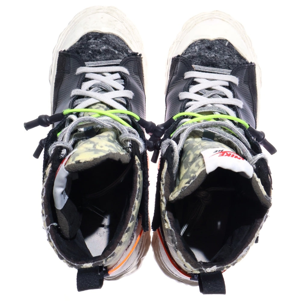 NIKE(ナイキ) ×READYMADE BLAZER MID CZ3589-001 レディメイド ブレーザー ミッドカットスニーカー ブラック/ホワイト/オレンジ US8/26cm