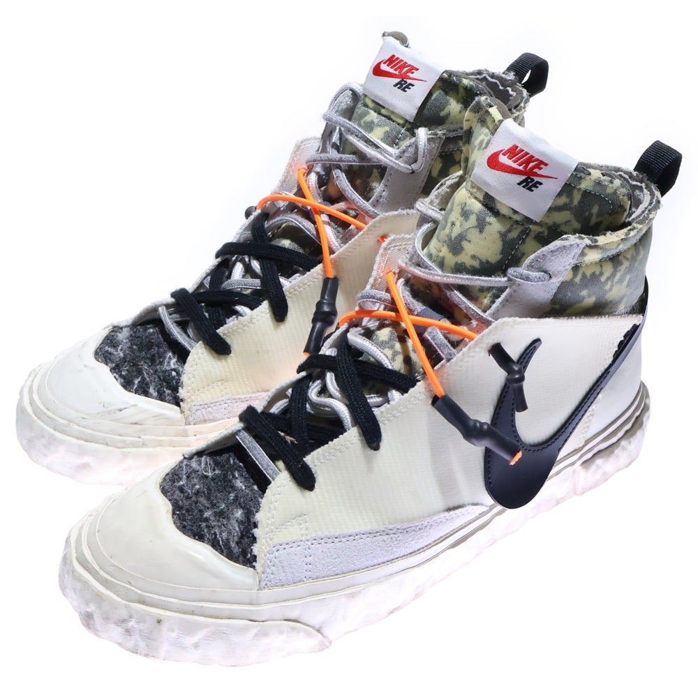 NIKE(ナイキ) ×READYMADE BLAZER MID CZ3589-100 レディメイド ブレーザー ミッドカットスニーカー ホワイト/ブラックUS9.5/27.5cm