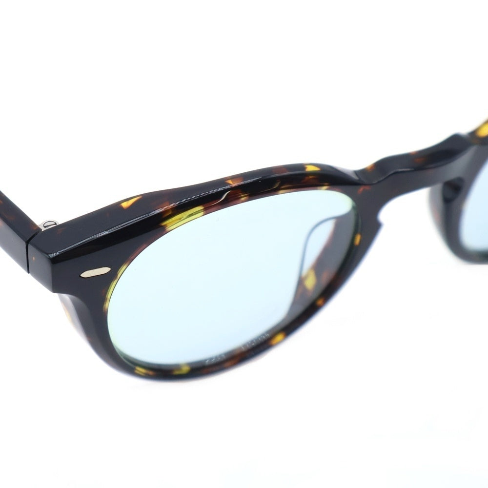 OLIVER PEOPLES(オリバーピープルズ) N.07 Sun ラウンドフレーム サングラス アイウェア ブラウン OV5587SU