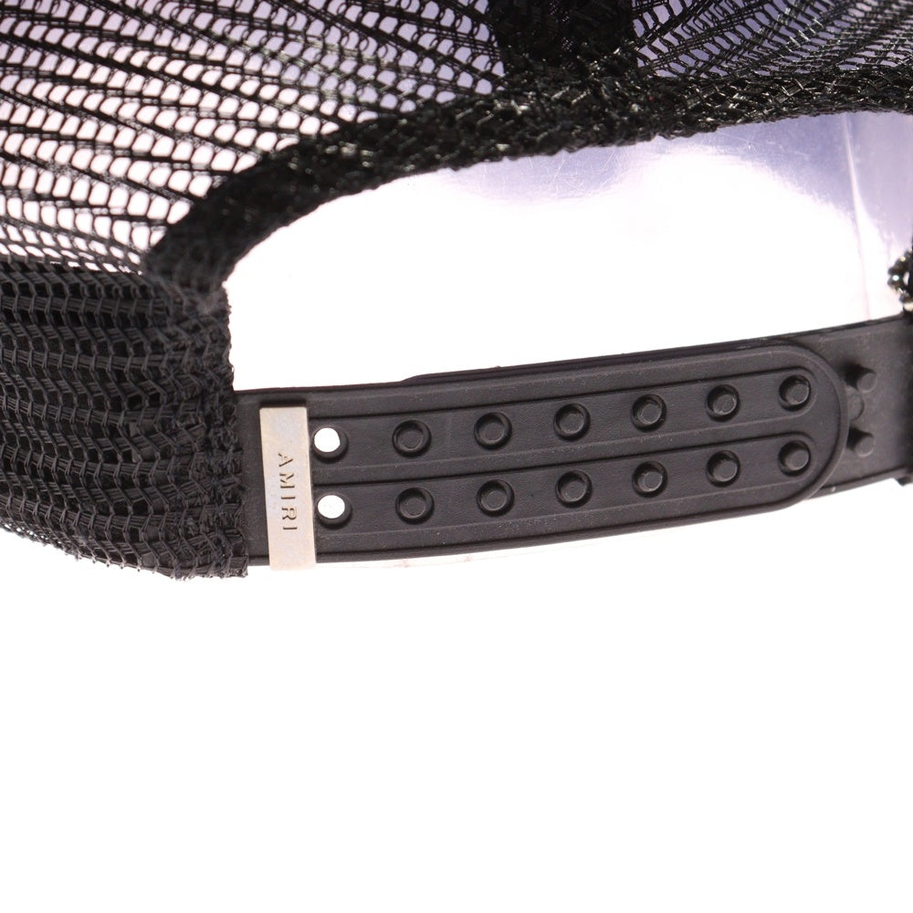 AMIRI(アミリ) MA LOGO TRUCKER HAT ロゴ刺繍 メッシュキャップ ブラック