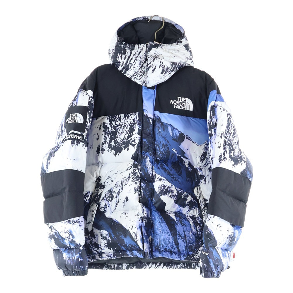 SUPREME(シュプリーム) 17AW ×THE NORTH FACE Mountain Baltoro Jacket ザノースフェイス マウンテンバルトロジャケット 雪山 ブルー/ホワイト ND91701I