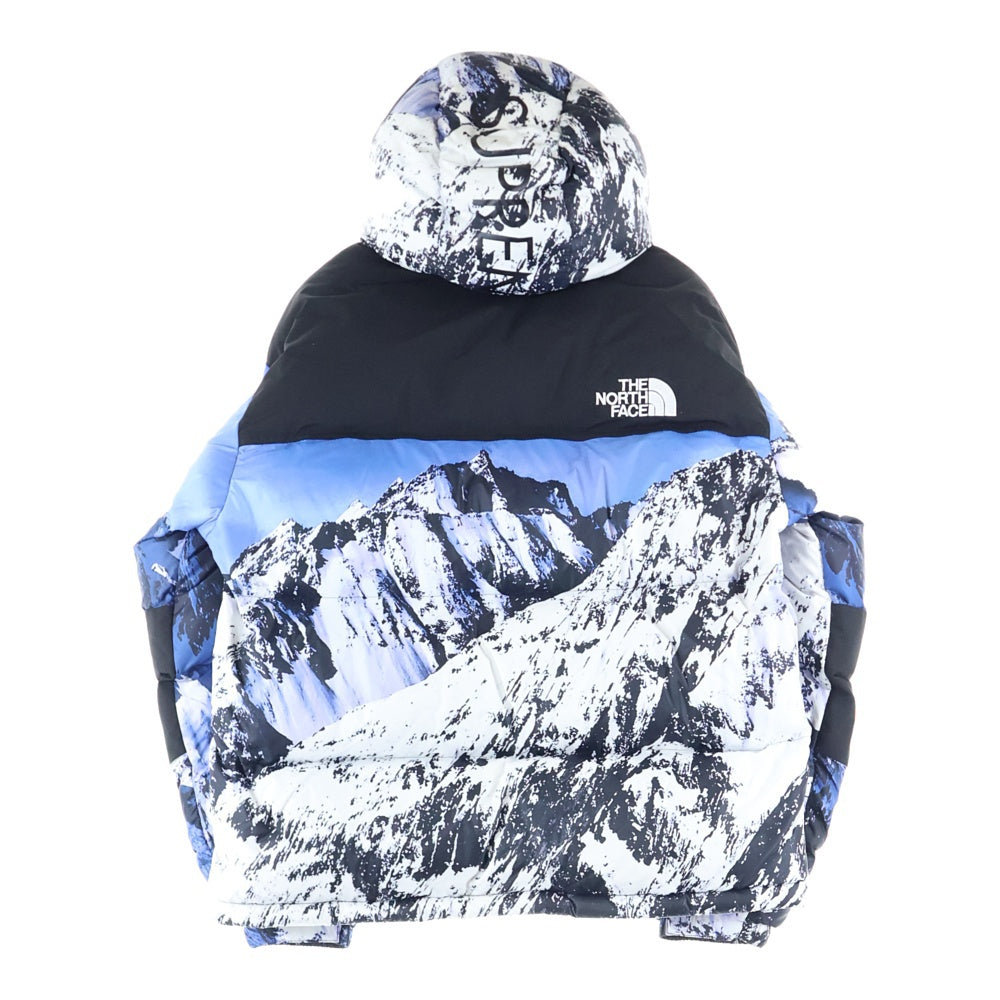 SUPREME(シュプリーム) 17AW ×THE NORTH FACE Mountain Baltoro Jacket ザノースフェイス マウンテンバルトロジャケット 雪山 ブルー/ホワイト ND91701I