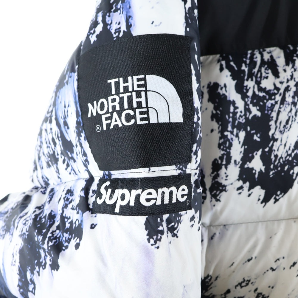 SUPREME(シュプリーム) 17AW ×THE NORTH FACE Mountain Baltoro Jacket ザノースフェイス マウンテンバルトロジャケット 雪山 ブルー/ホワイト ND91701I