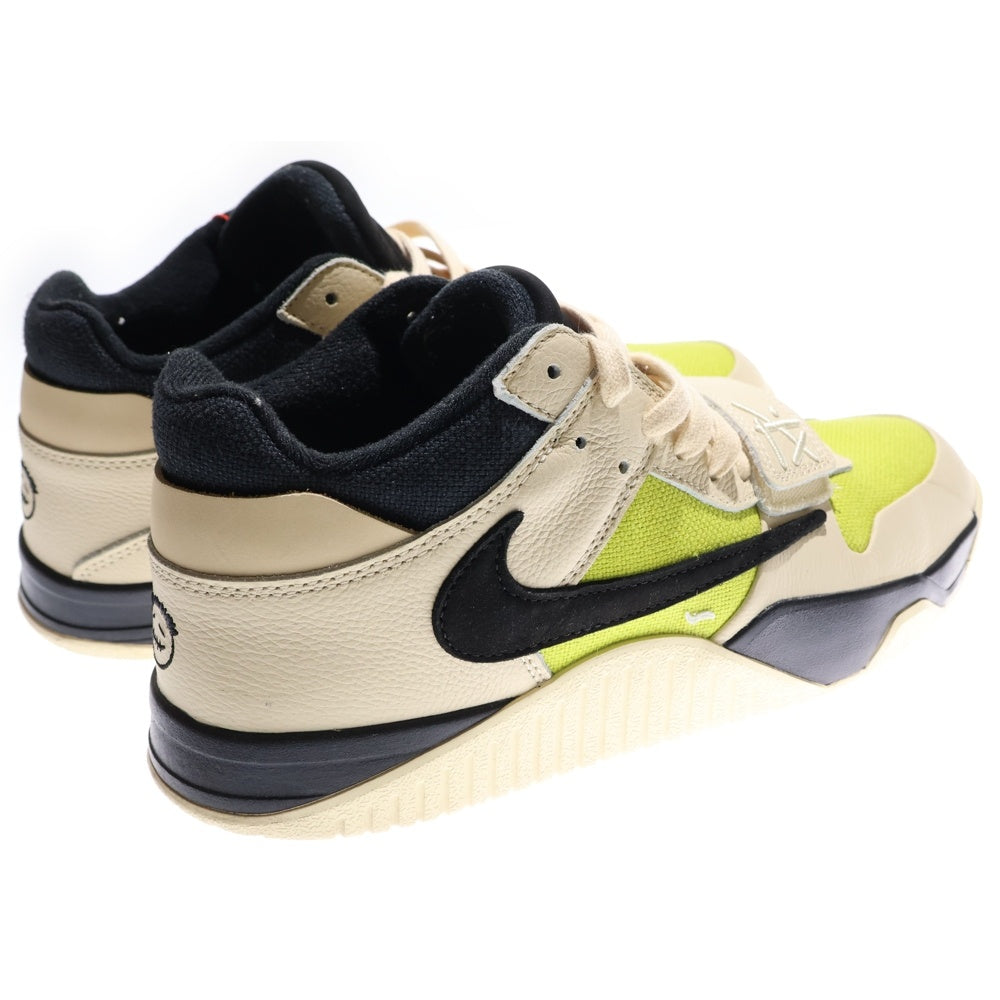 NIKE(ナイキ) ×Travis Scott JORDAN JUMPMAN JACK CJ1 T-Rexx Bright Cactus トラビススコット ジョーダン ジャンプマンブライトカクタス ローカットスニーカー FZ8117-102
