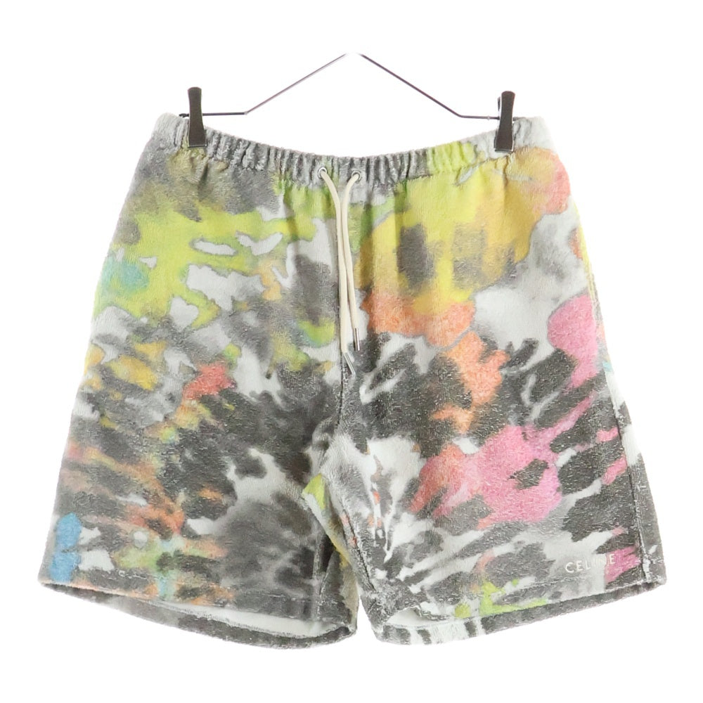 CELINE(セリーヌ) 24SS タイダイ柄テリーコットンショートパンツ ハーフパンツ 2Z709727Y.14MO