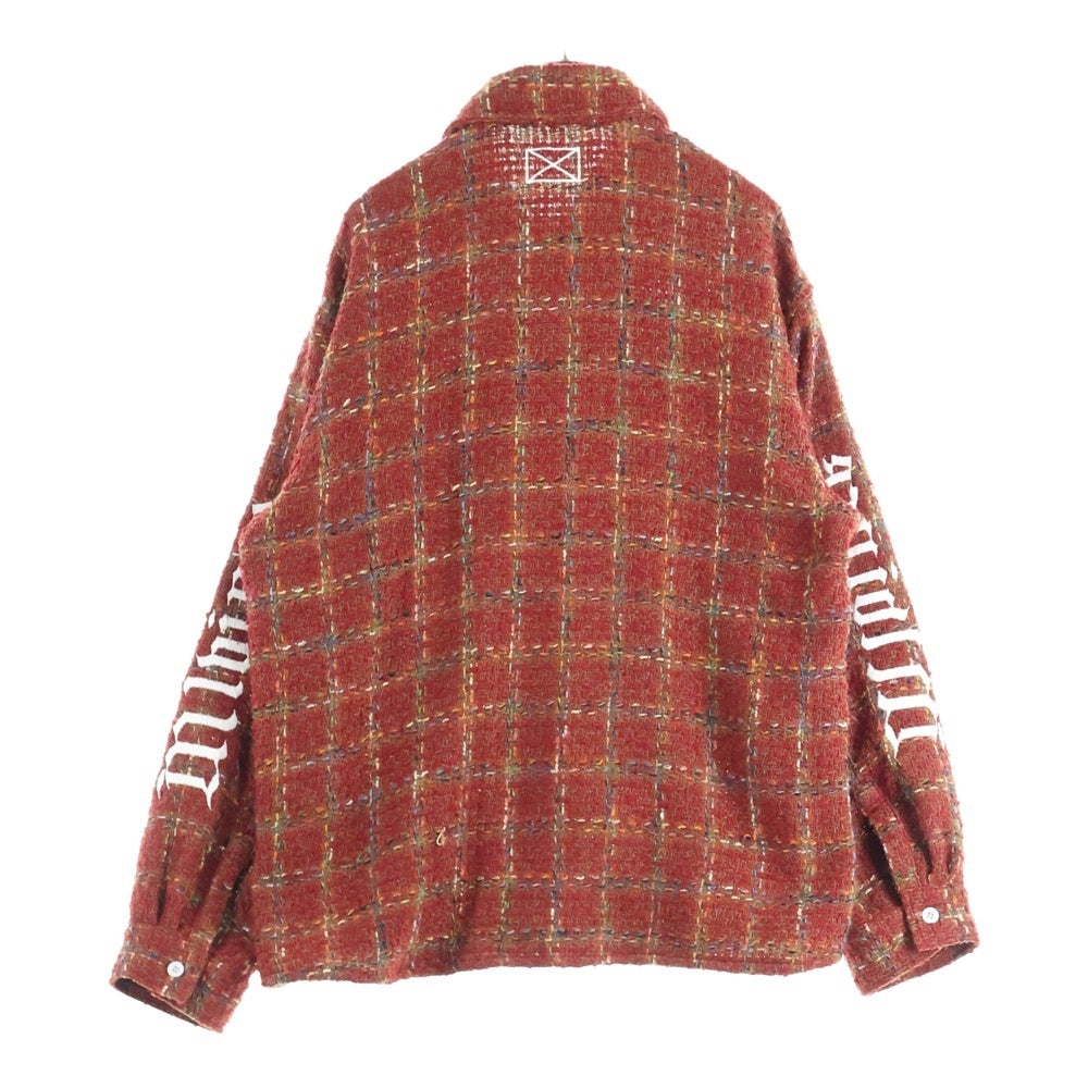 MLVINCE(メルヴィンス) ツイード フランネル 長袖シャツ ジャケット レッド