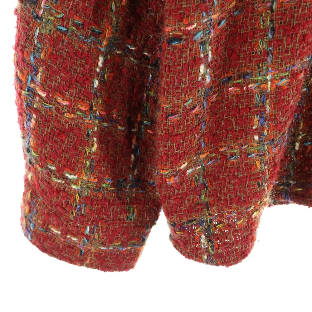 MLVINCE(メルヴィンス) ツイード フランネル 長袖シャツ ジャケット レッド