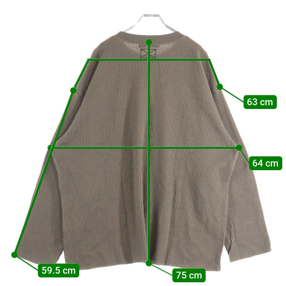 MLVINCE(メルヴィンス) HEAVYWEIGHT THERMAL L/S ヘビーウエイト 長袖サーマルシャツ ベージュ