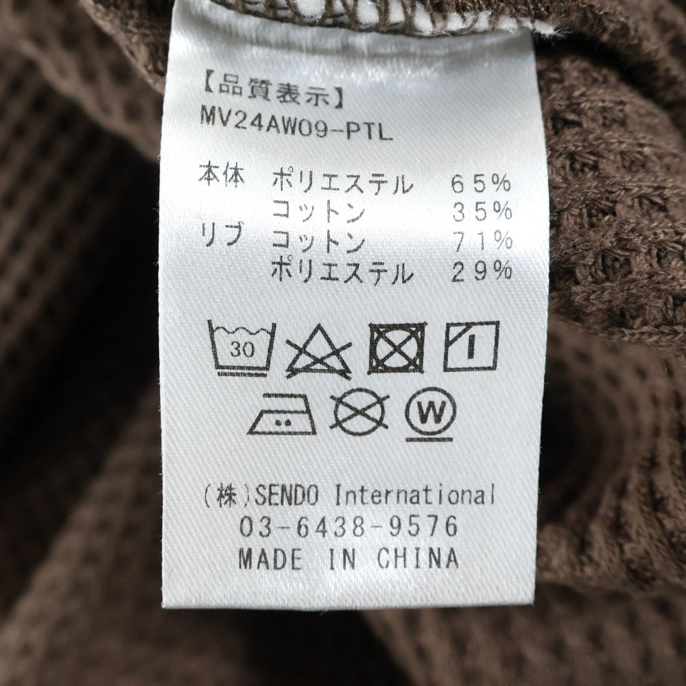 MLVINCE(メルヴィンス) HEAVYWEIGHT THERMAL L/S ヘビーウエイト 長袖サーマルシャツ ブラウン