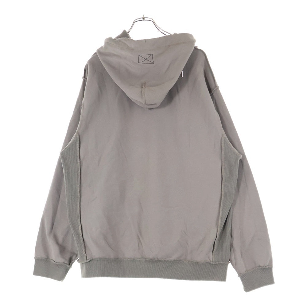 MLVINCE(メルヴィンス) ロゴ プルオーバーパーカー フーディー ベージュ