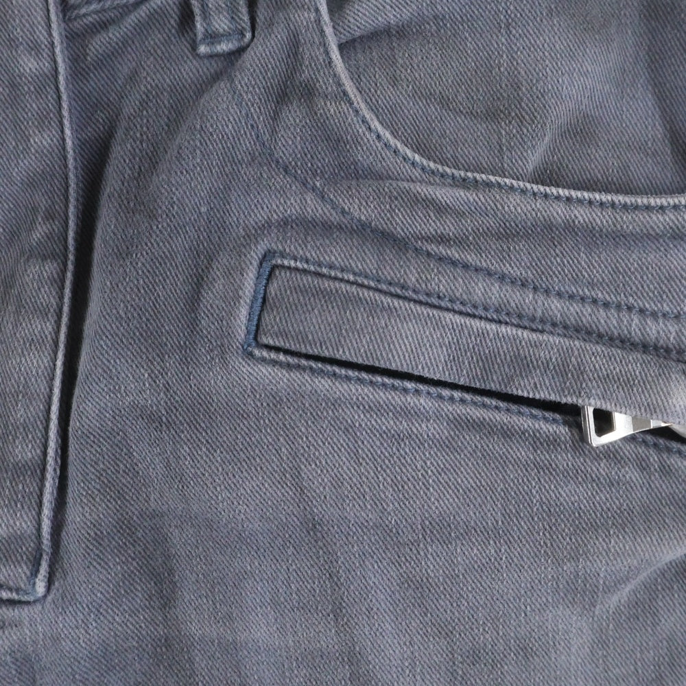 【アーカイブ】BALMAIN ダメージ&ヴィンテージ加工蛇腹バイカーデニムパンツ BALMAIN(バルマン) ダメージ加工 蛇腹バイカー デニムパンツ ジーンズ