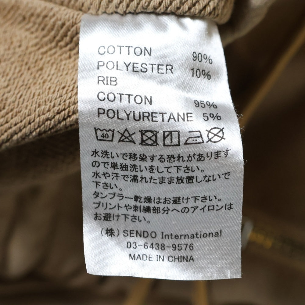 MLVINCE(メルヴィンス) ジップポケット ロゴ ハーフパンツ ショーツ ブラウン