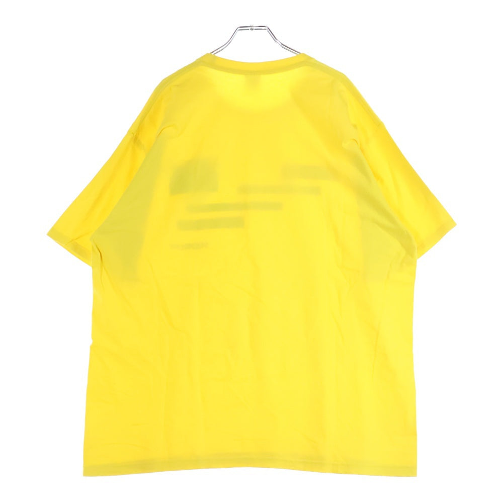 SUPREME(シュプリーム) 22AW Joie De Vivre Tee ジョイデビブレ クルーネックロゴプリント半袖Tシャツ カットソー イエロー
