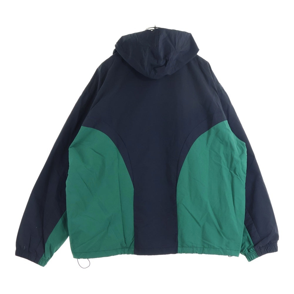 SUPREME(シュプリーム) 22AW Curve Track Jaket カーブトラックジャケット ナイロン ブラック/グリーン