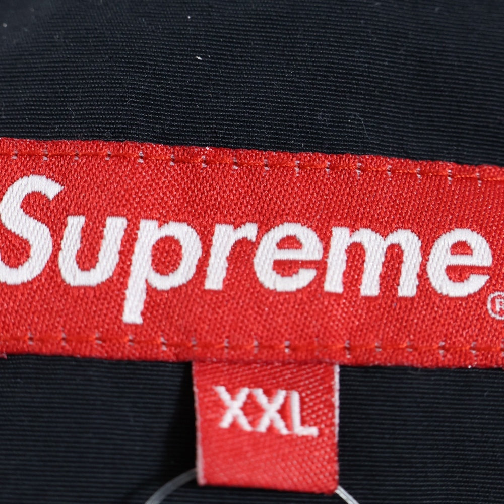 SUPREME(シュプリーム) 22AW Curve Track Jaket カーブトラックジャケット ナイロン ブラック/グリーン