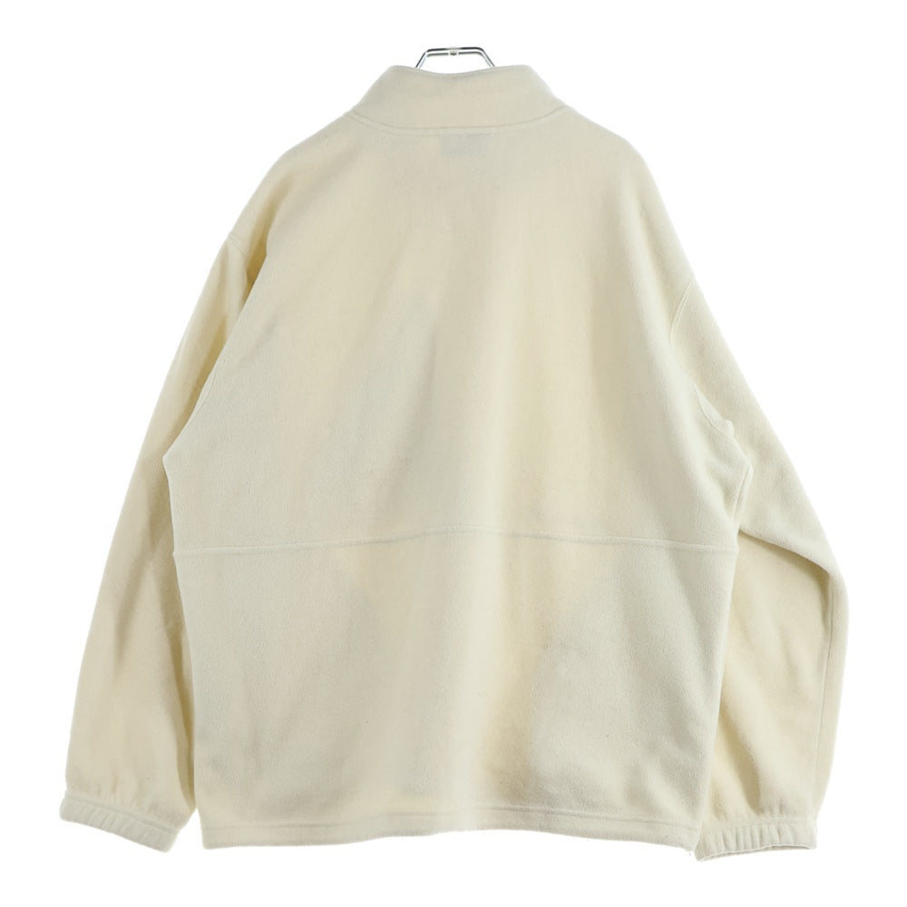 SUPREME(シュプリーム) 20AW Polartec Half Zip Pullover ボックスロゴ ポーラテック ハーフジップフリースジャケット クリーム