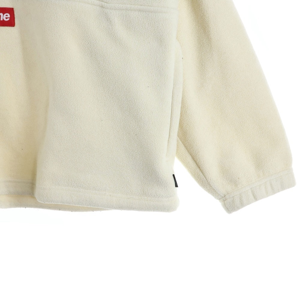 SUPREME(シュプリーム) 20AW Polartec Half Zip Pullover ボックスロゴ ポーラテック ハーフジップフリースジャケット クリーム