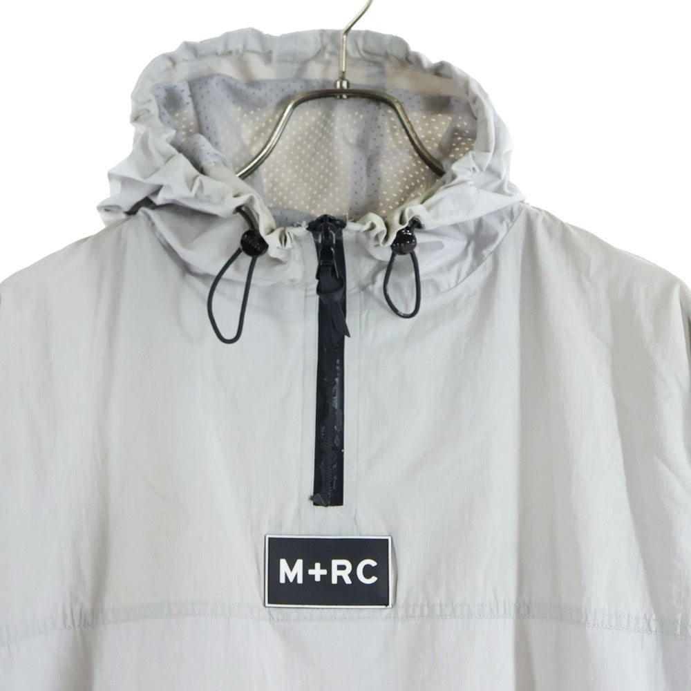 M+RC NOIR(マルシェノア) フロントロゴ ナイロン アノラックジャケット