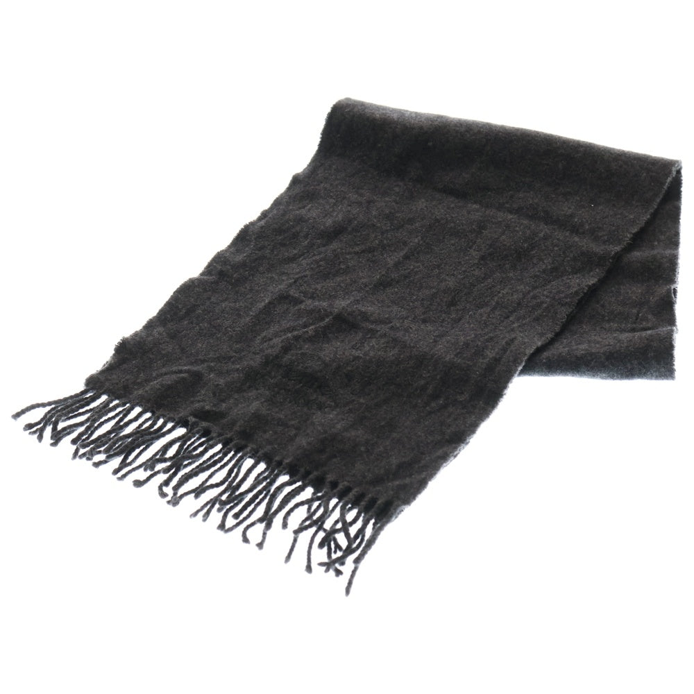 Vivienne Westwood(ヴィヴィアンウエストウッド) ロゴ刺繍 ウールマフラー ストール グレー レディース