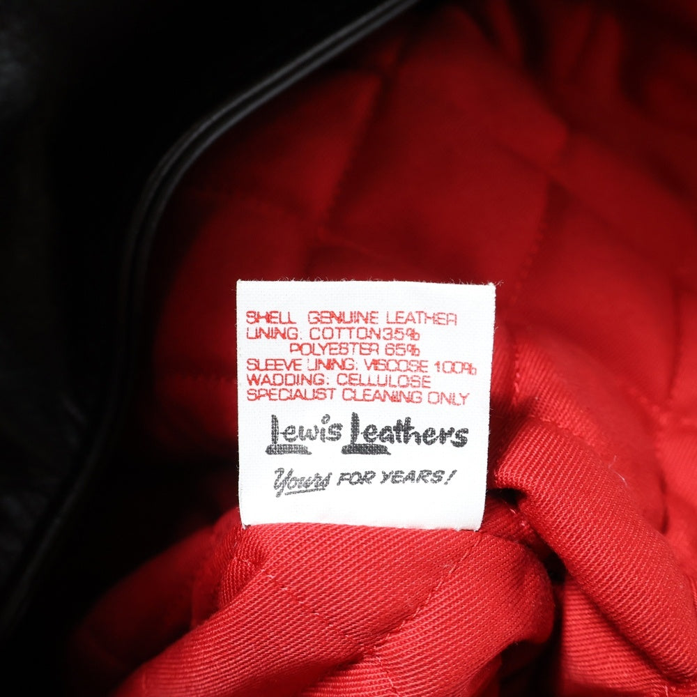 Lewis Leathers(ルイスレザー) 391 LIGHTNING ライトニング ホースハイド タイトフィット ダブルライダースジャケット ブラック