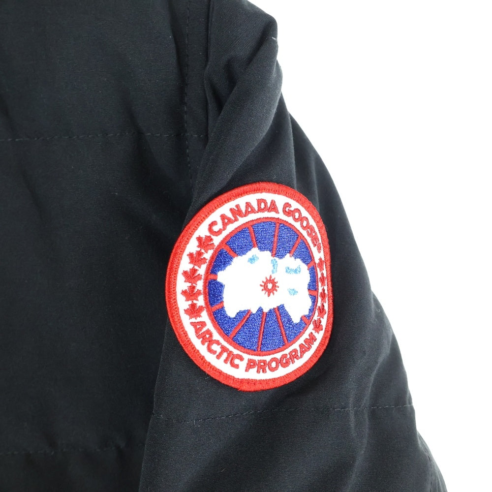 美品／カナダグース シェルバーン ダウンジャケット コヨーテファー ロゴワッペン カナダグース ダウンジャケット M レッド コヨーテファー ロゴ
