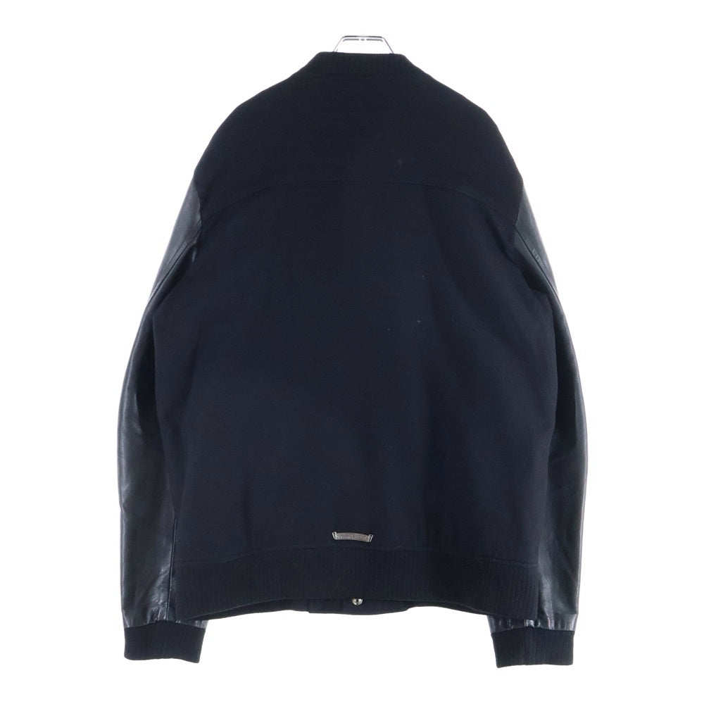 CHROME HEARTS(クロムハーツ) LETTERMAN JACKET クロスパッチ レターマン ジャケット スタジャン ブラック