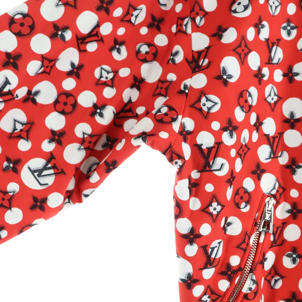 LOUIS VUITTON(ルイヴィトン) 23AW ×草間彌生 リバーシブル コットン ジップアップジャケット レッド レディース RW231J U95 FOJA35