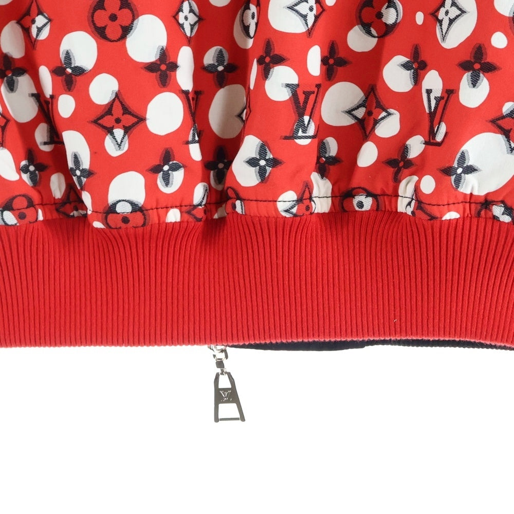 LOUIS VUITTON(ルイヴィトン) 23AW ×草間彌生 リバーシブル コットン ジップアップジャケット レッド レディース RW231J U95 FOJA35
