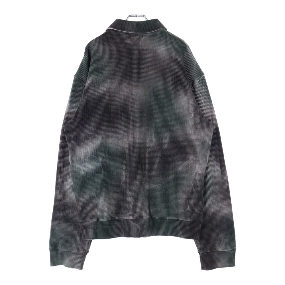 THUG CLUB(サグクラブ) 25SS AMBUSH TC Logo アンブッシュ TC ロゴ ポロシャツ 長袖 ロングスリーブ グレー TC25TS0601