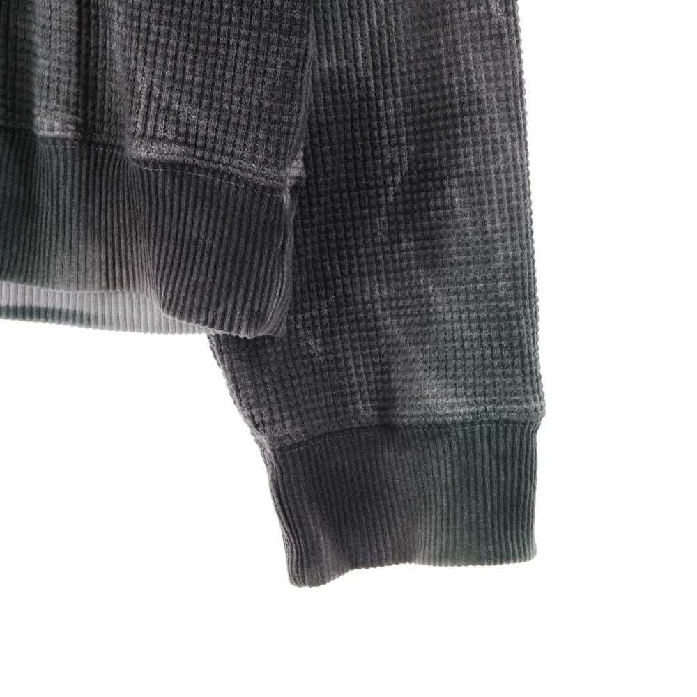 THUG CLUB(サグクラブ) 25SS AMBUSH TC Logo アンブッシュ TC ロゴ ポロシャツ 長袖 ロングスリーブ グレー TC25TS0601